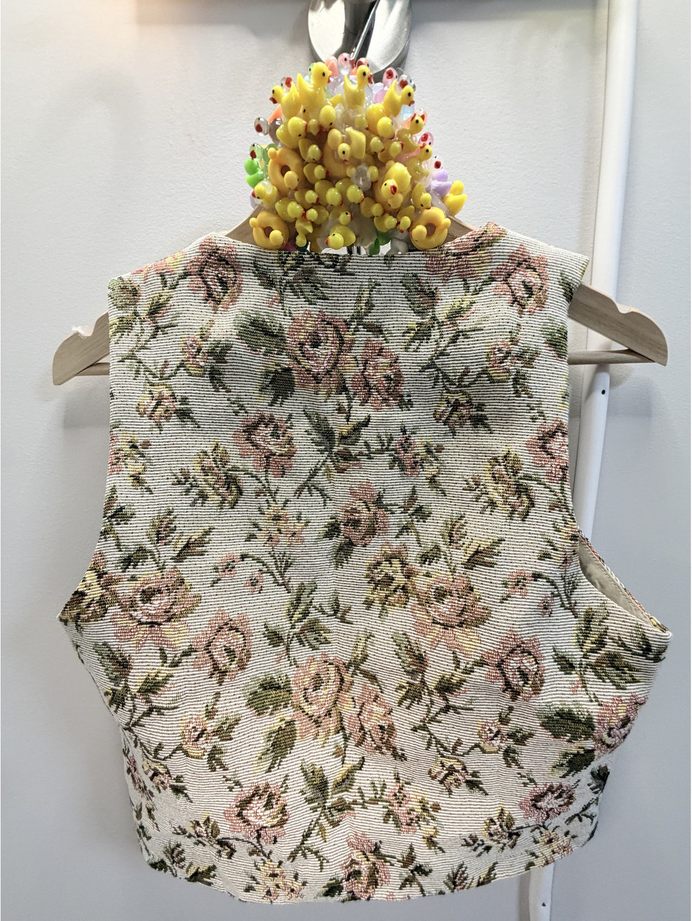 Cider Floral Patterned Women's Vest Size Small - Picture 6 of 7